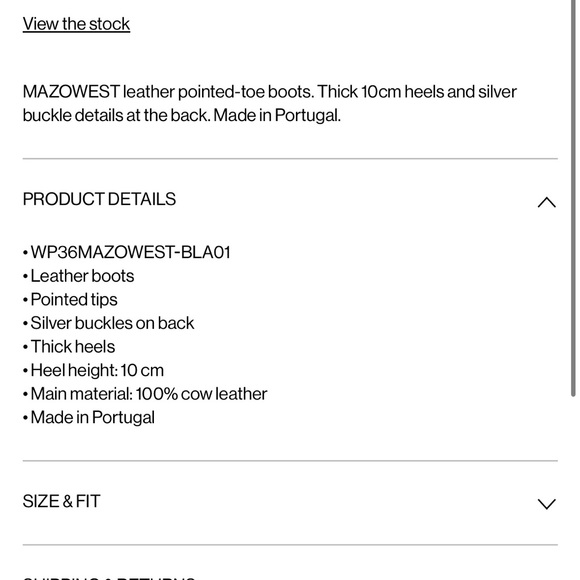 IRO Knee High Leather Boots (Mazowest Leather Boot) - Picture 8 of 9